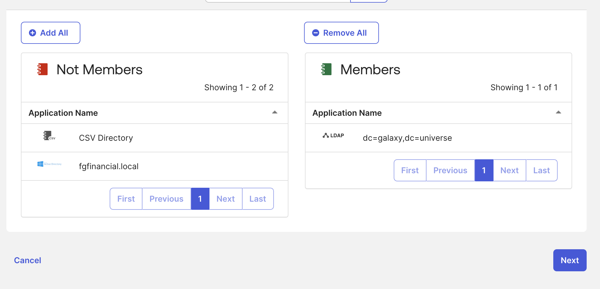 LDAP Provisioning Group