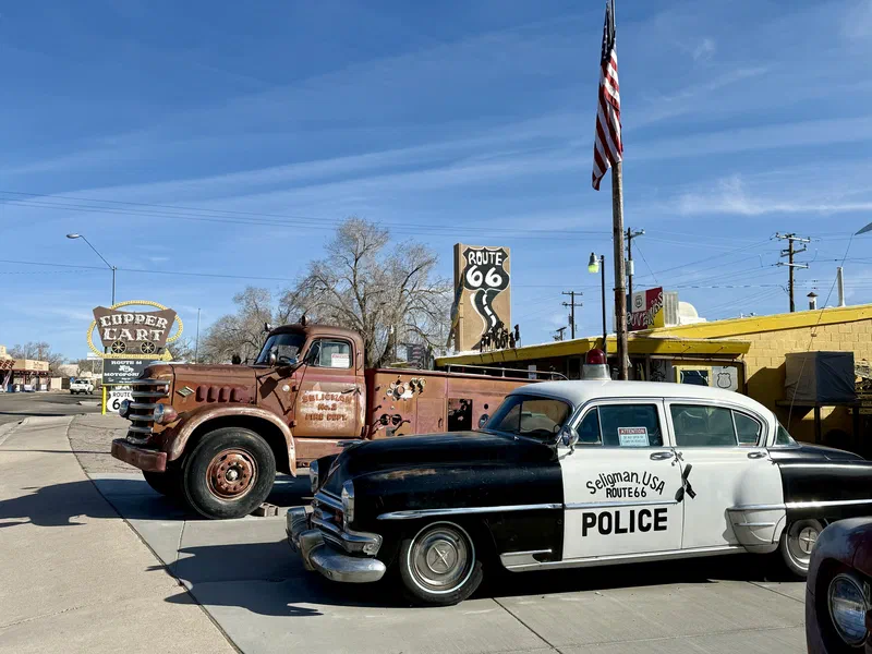 Route 66 a Seligman, Arizona